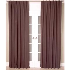Thermaplus Shadow Total Blackout Grommet Curtain Panel - 52 W x 84 L in  Black