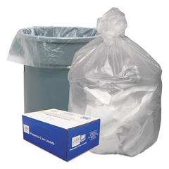 Double Zipper Storage Bags, 1 gal, 1.75 mil, 9.6 x 12.1, Clear