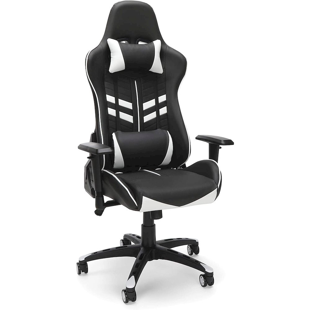 OFM Essentials Collection Racing Style Gaming Chair, in White (ESS-6065-WHT). The main picture.