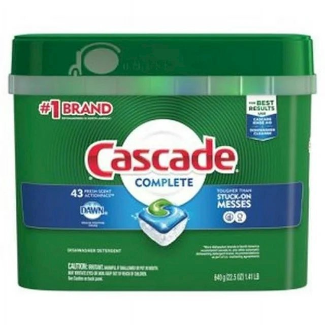 Cascade Complete Fresh ActionPacs - 22.50 oz (1.41 lb) - Fresh Scent - 43.0 / Pack - 6 / Carton - Green. Picture 1