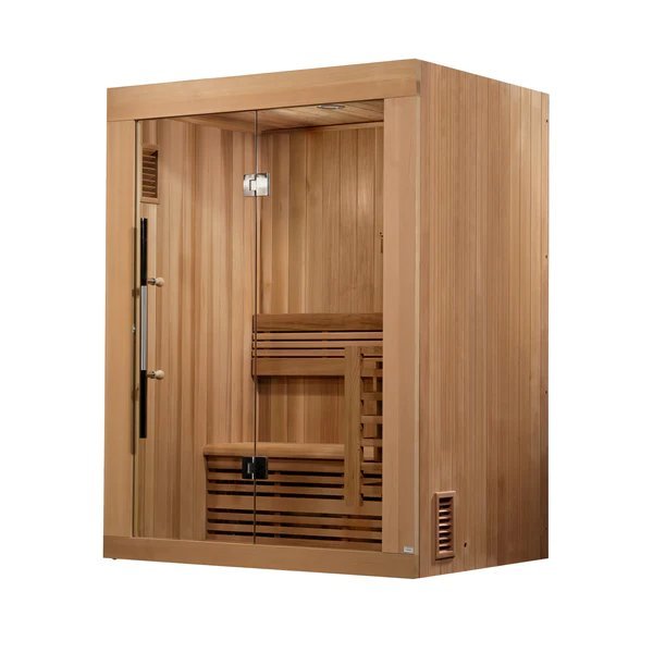 Sundsvall Edition 2 Person Traditional Sauna - Canadian Red Cedar. Picture 1