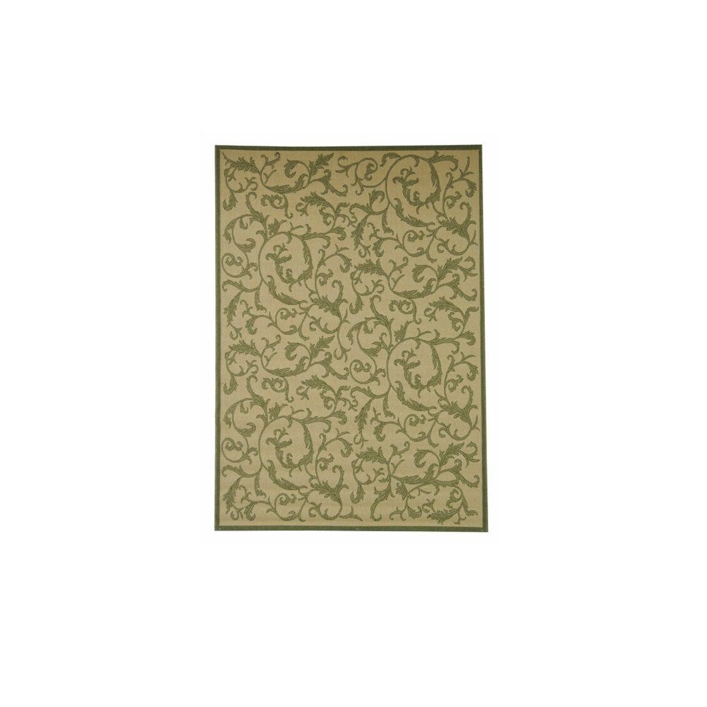 COURTYARD, NATURAL / OLIVE, 8' X 11', Area Rug, CY2653-1E01-8. Picture 1