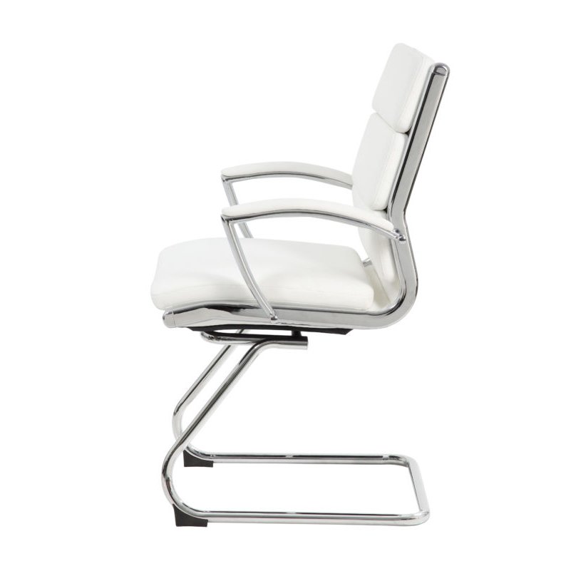 Boss Executive CaressoftPlus™ Chair with Metal Chrome Finish - Guest Chair. Picture 2