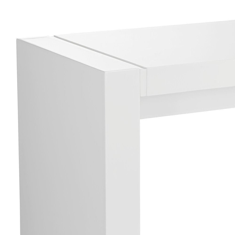 Mdf Lacquered Bar Table, 60"X18"X40",White. Picture 6