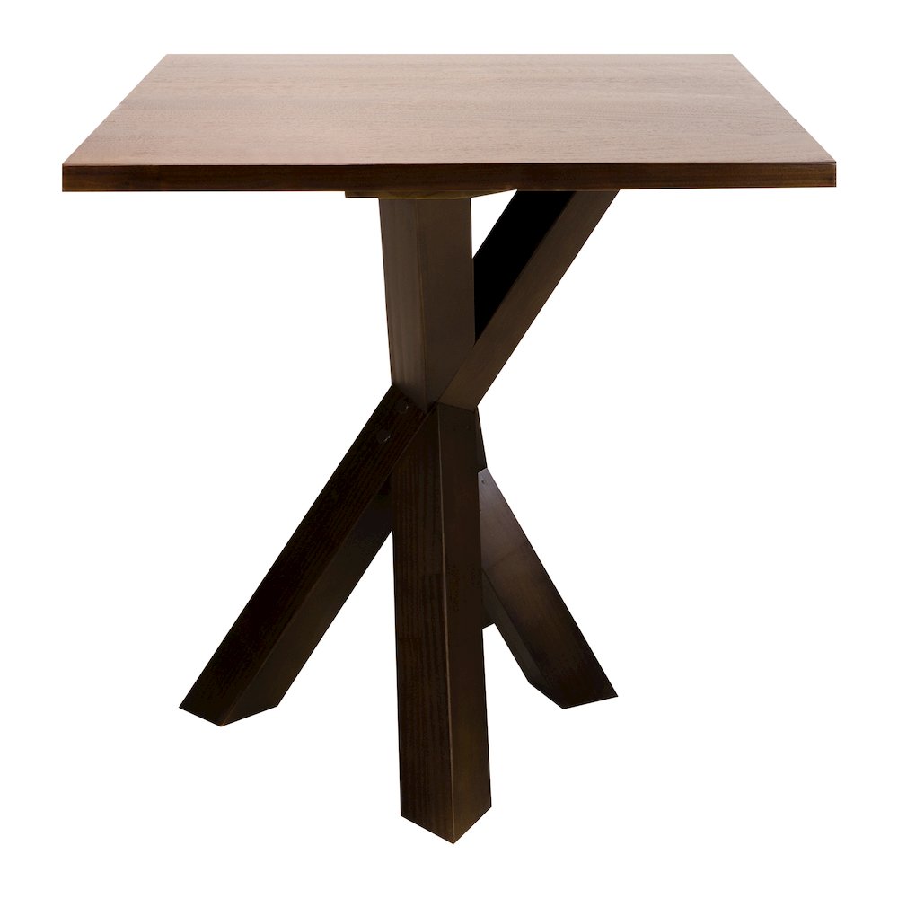 Ridgefield End Table with 1" Thick Solid Walnut Wood Top. Picture 4