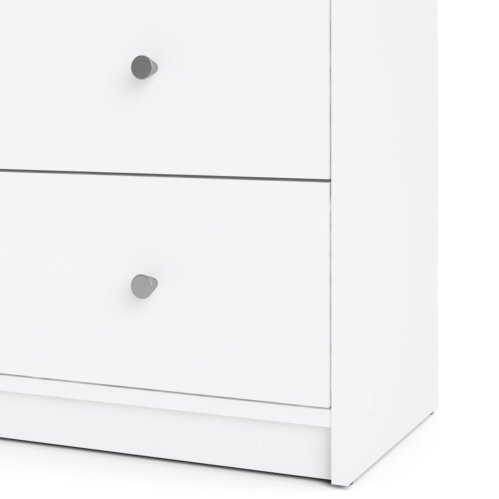 Portland 6 Drawer Double Dresser, White. Picture 6