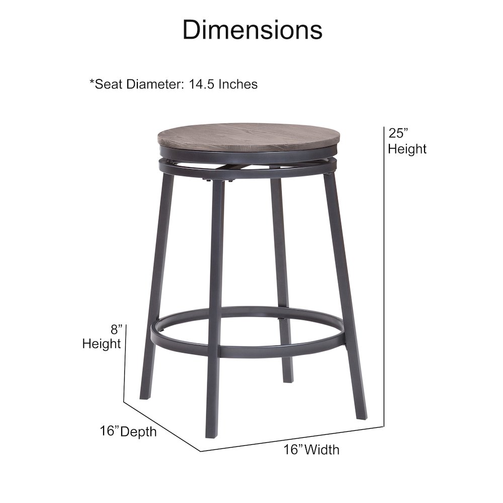 Chesson Backless Counter Stool. Picture 3