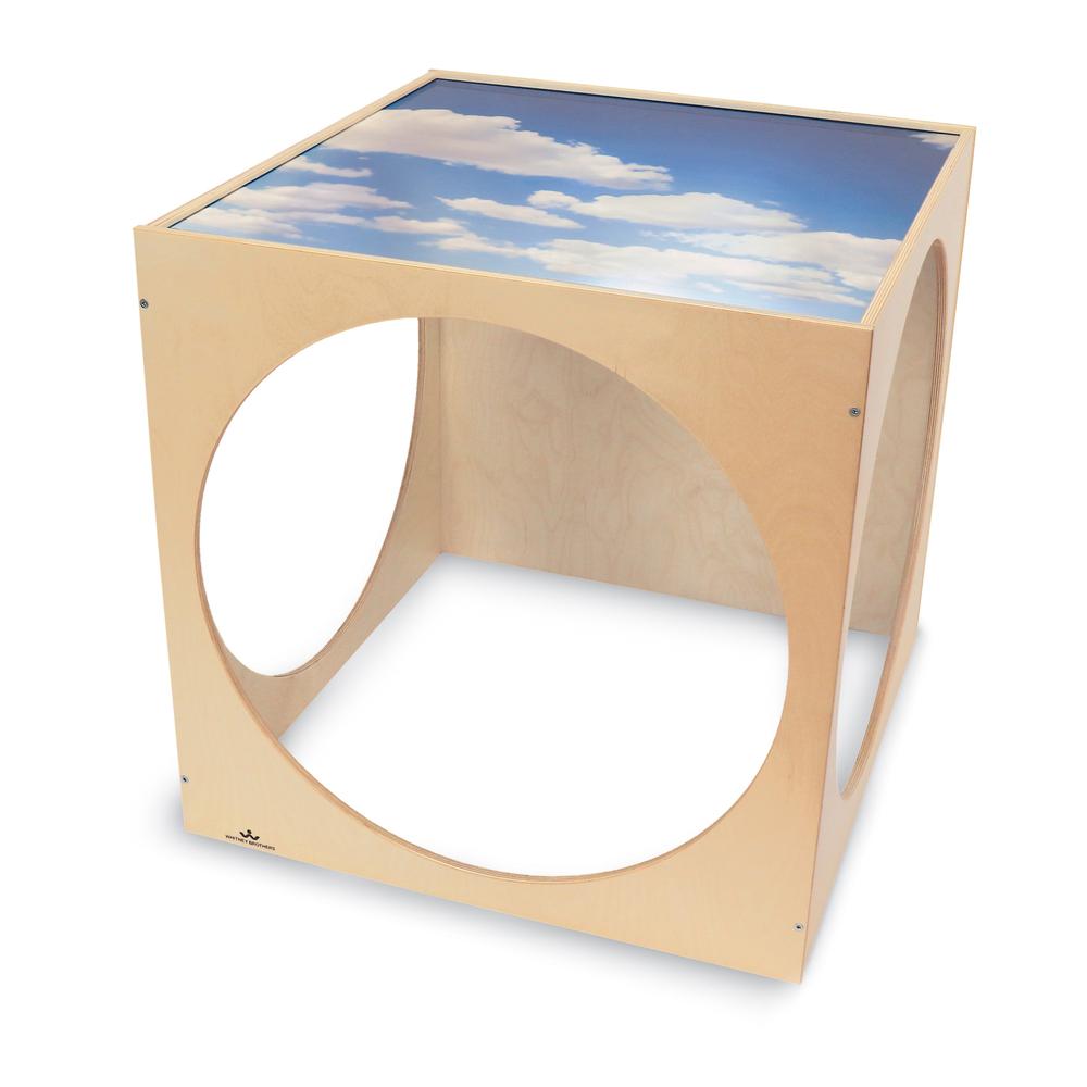 Acrylic Sky Top Play House Cube. Picture 1