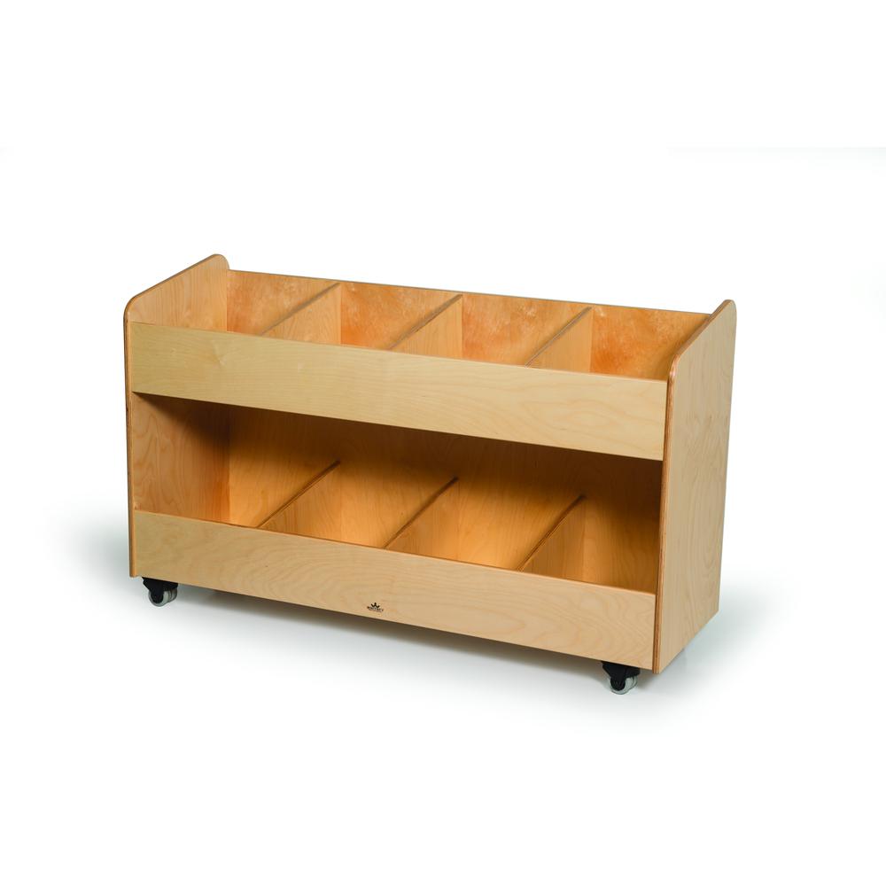 Eight Section Mobile Book Organizer. Picture 2