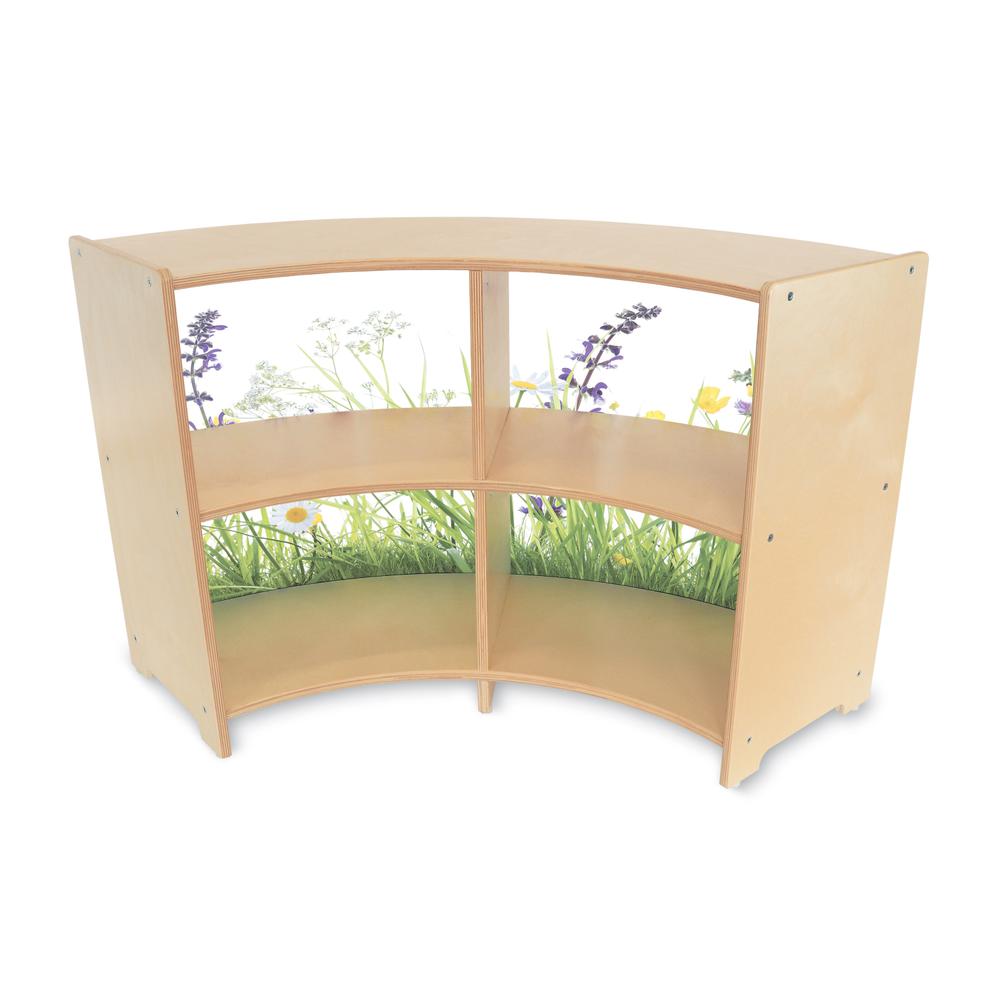 Nature View Curve Out Cabinet 24H. Picture 1