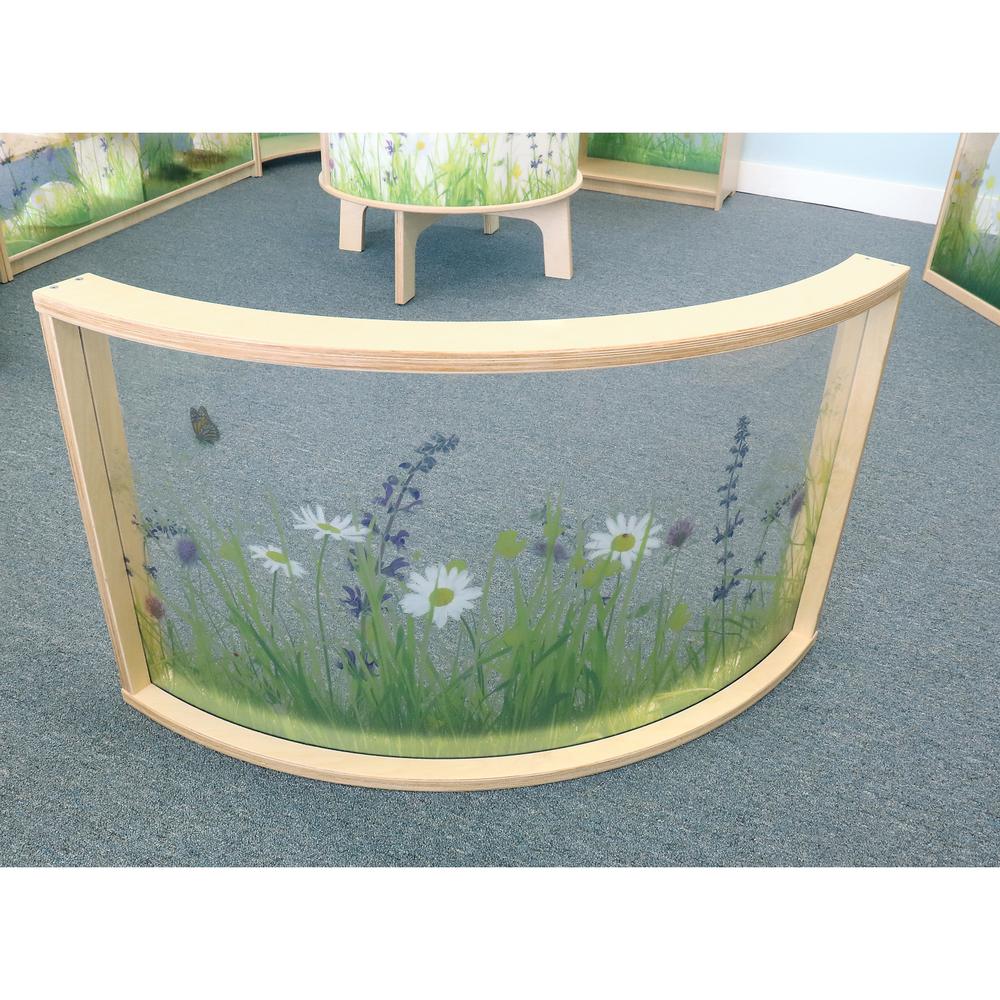 Nature View Curved Divider Panel 24H. Picture 2