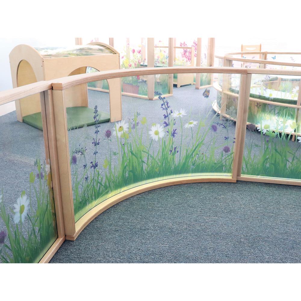 Nature View Curved Divider Panel 24H. Picture 3