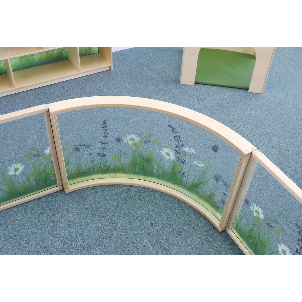 Nature View Curved Divider Panel 24H. Picture 5