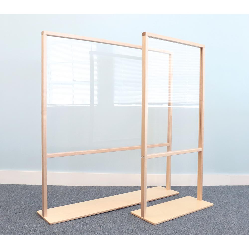 Floor Standing Acrylic Partition 25W