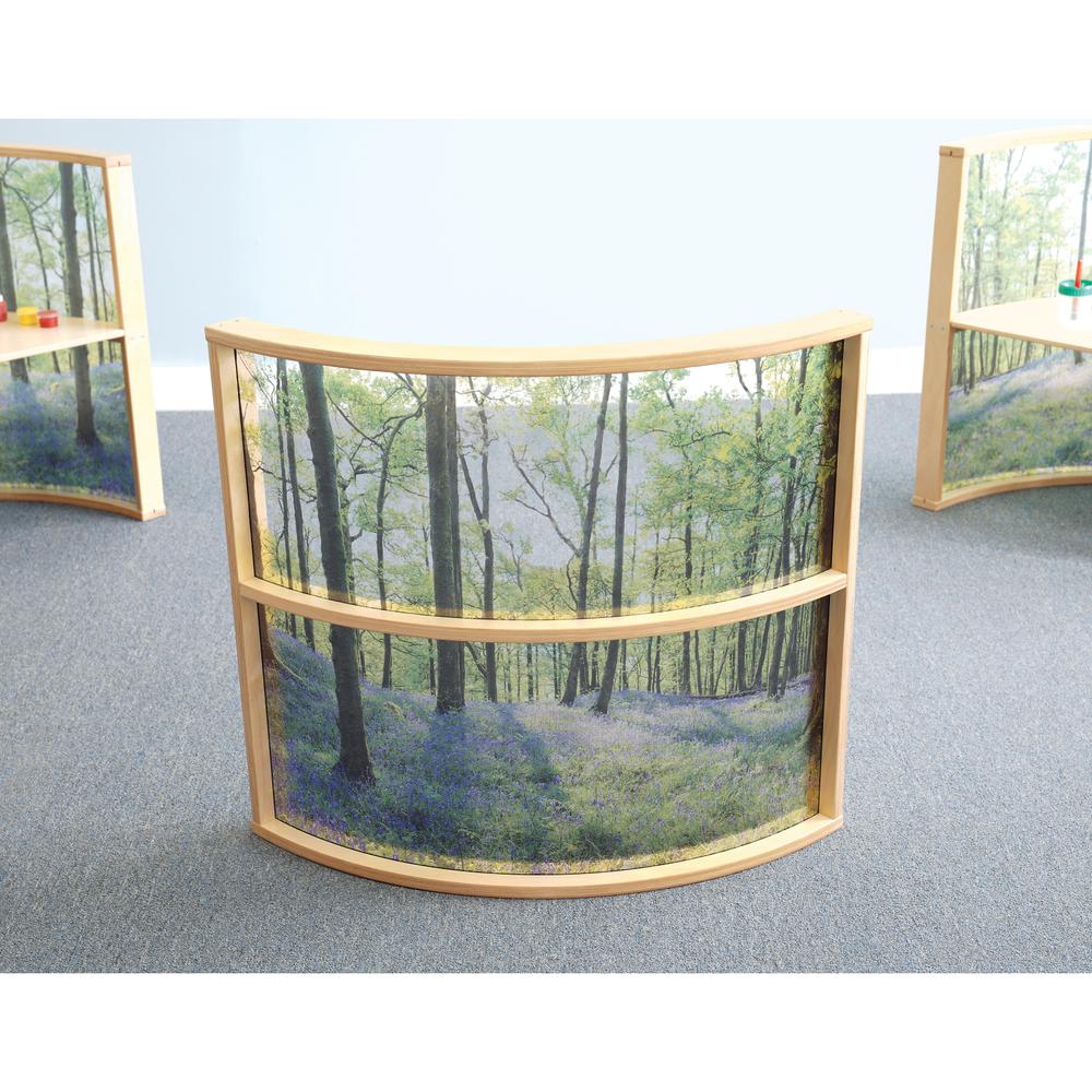 Nature View Curved Divider Panel 36H. Picture 5