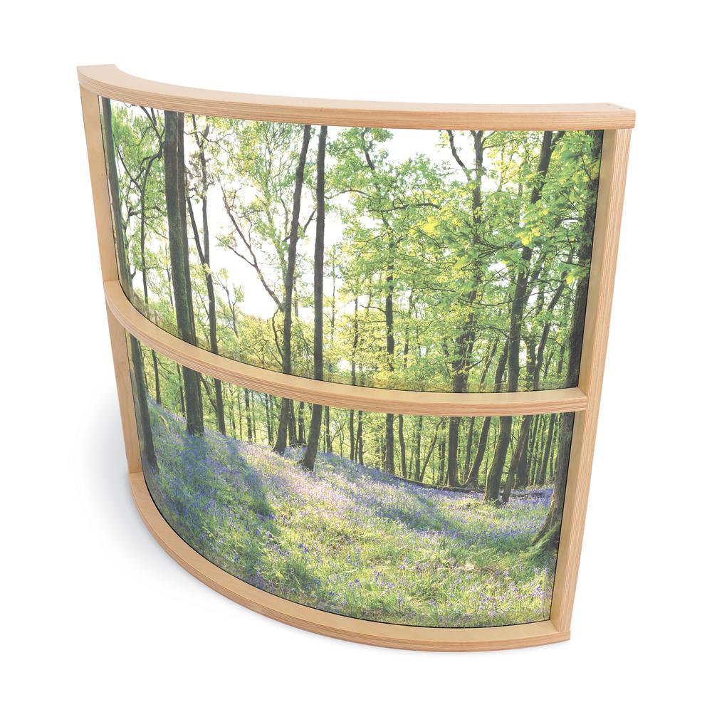 Nature View Curved Divider Panel 36H. Picture 1