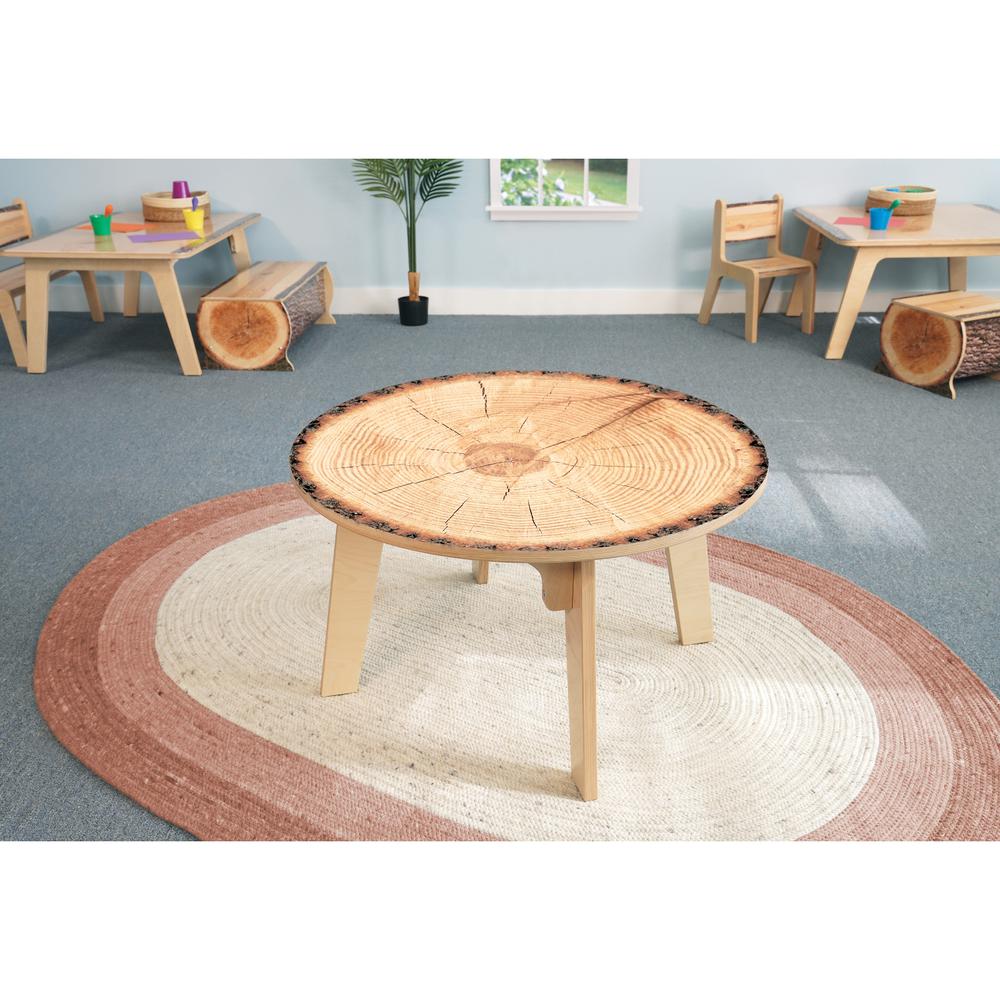 Nature View Live Edge Round Table 18H. Picture 4