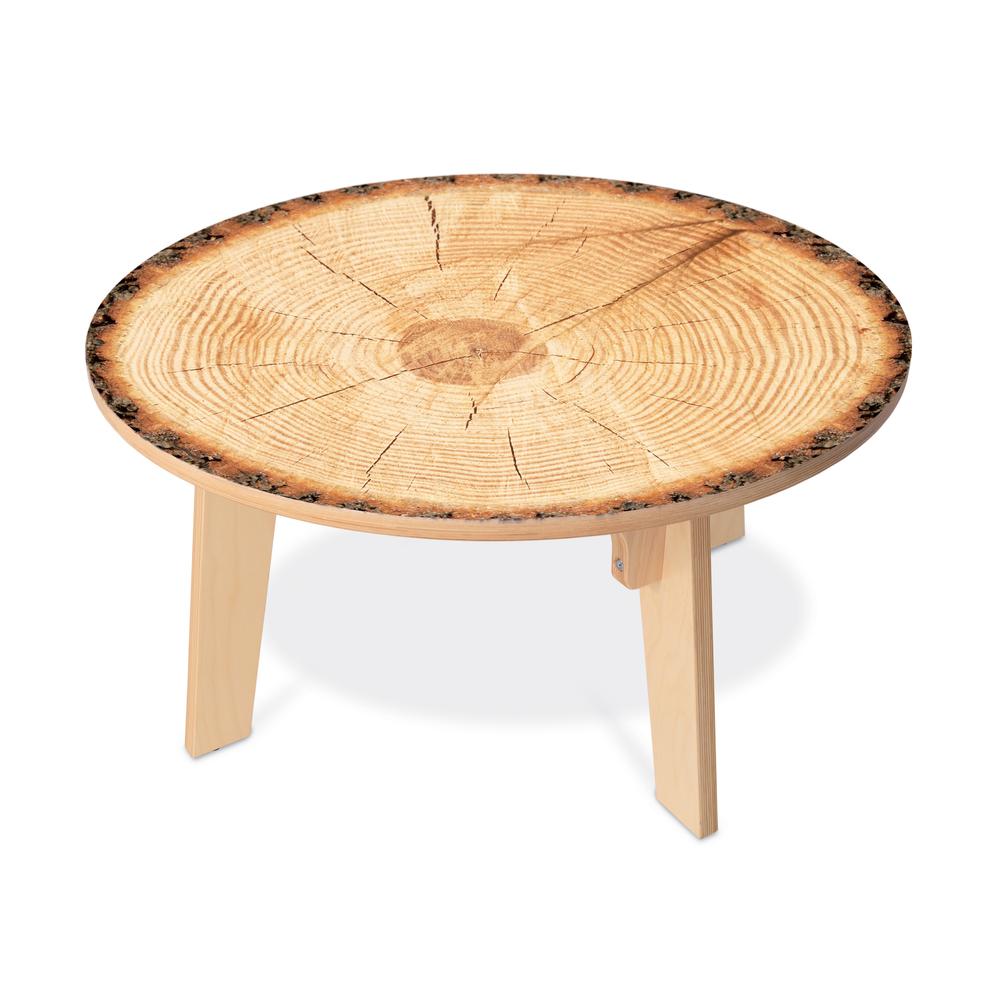 Nature View Live Edge Round Table 18H. Picture 1
