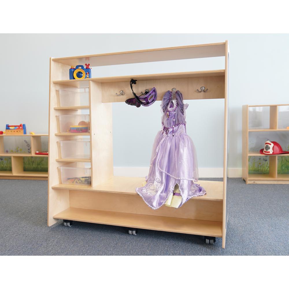 Mobile Dress-Up Center With Trays And Mirror. Picture 4