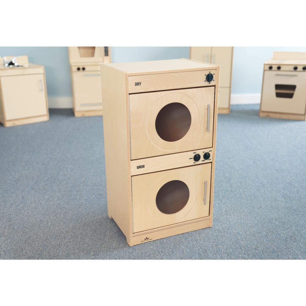 Contemporary Washer / Dryer - Natural. Picture 2