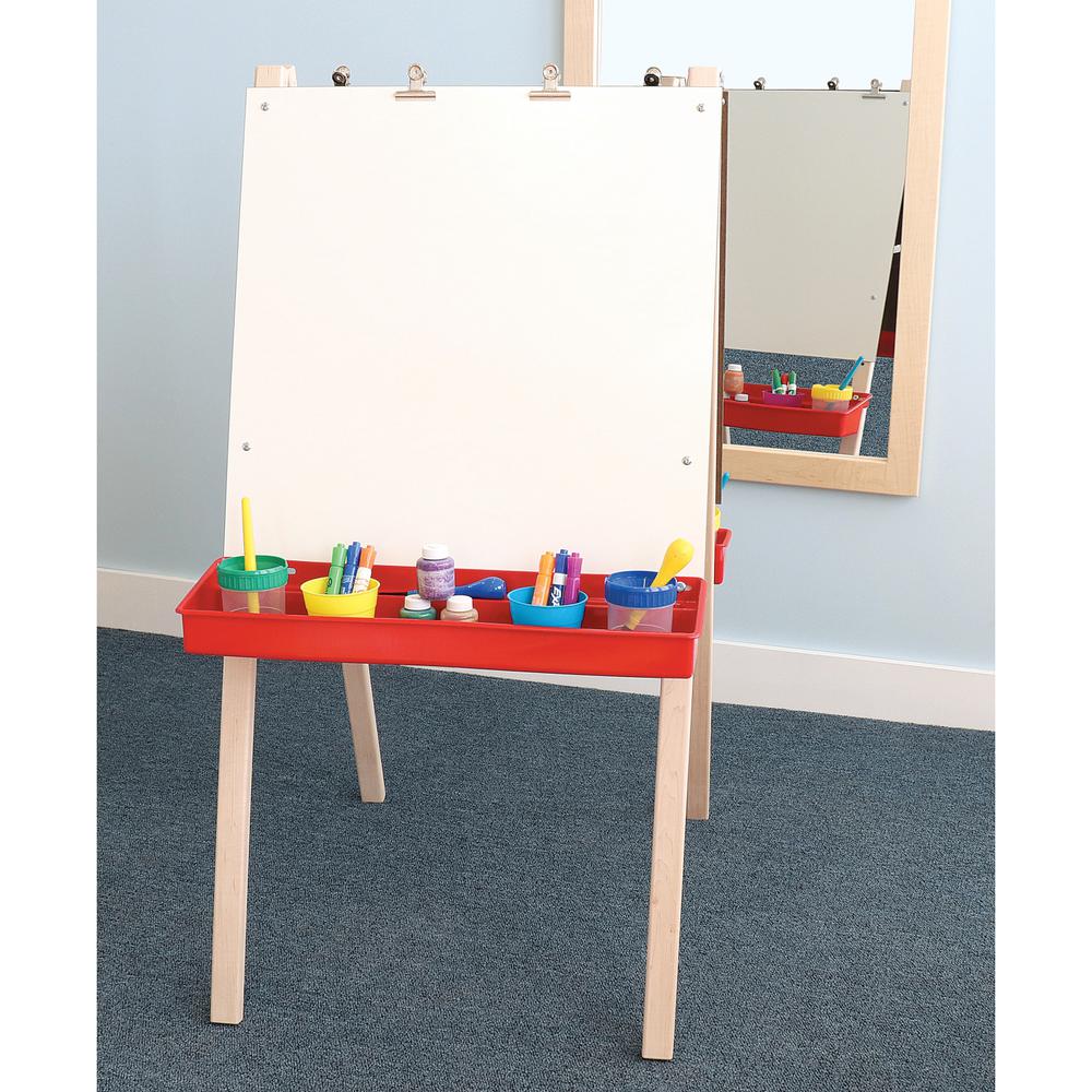 Adj. Double Easel With Dry Erase Boards