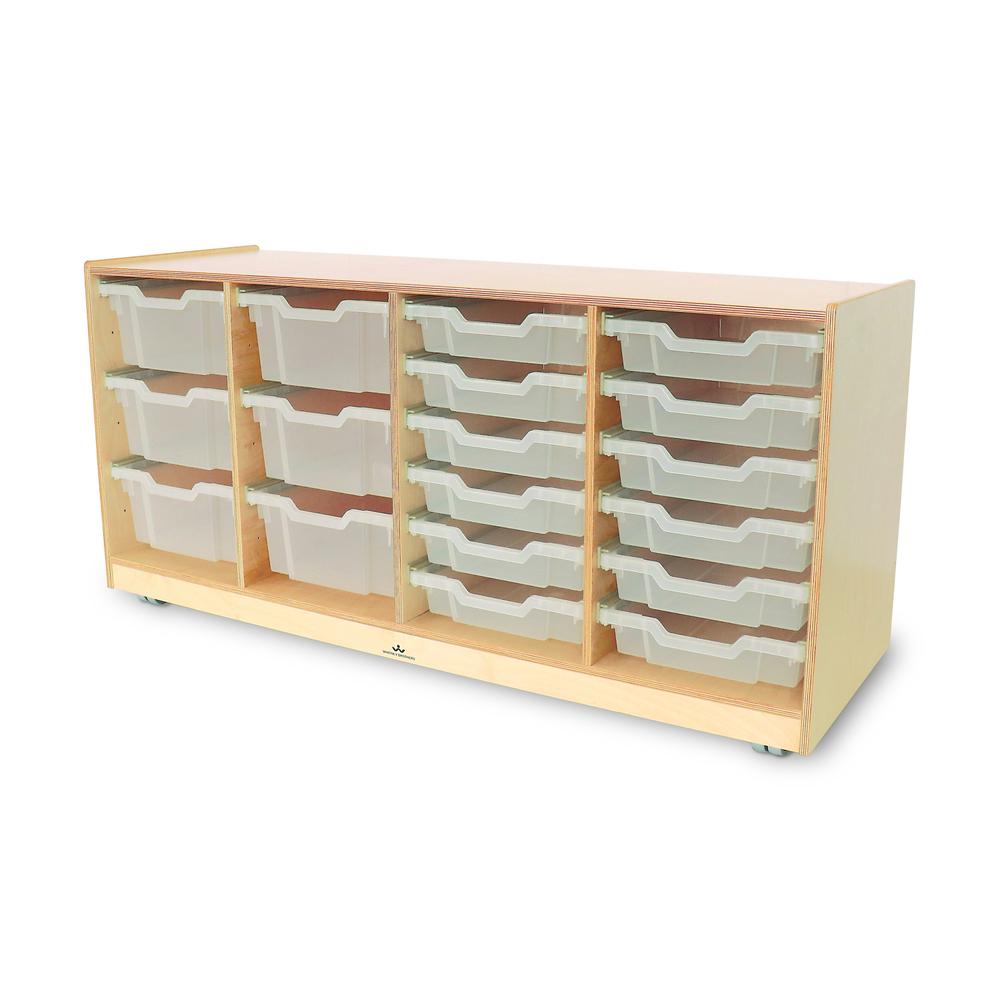 Clear Tray Quad Storage Cabinet. The main picture.