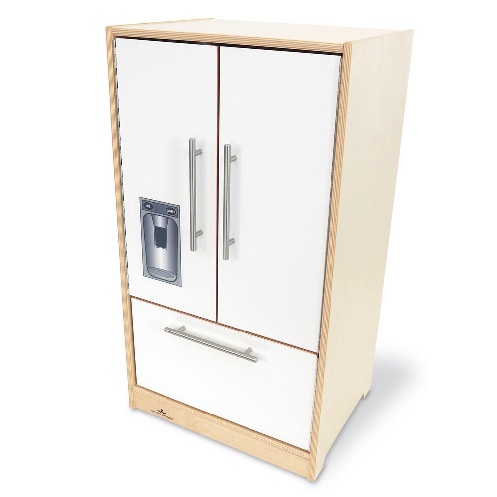 Contemporary Refrigerator - White. Picture 1