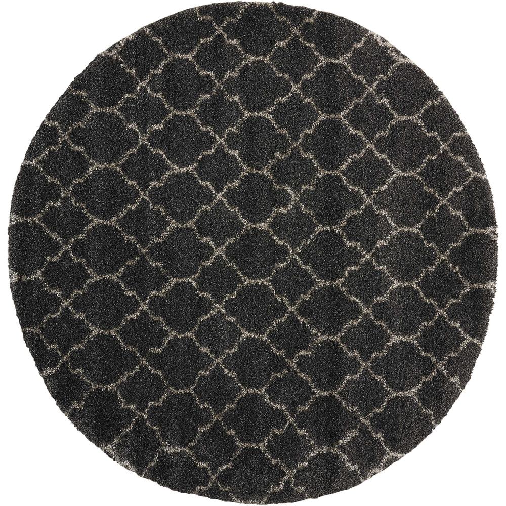 Amore Area Rug, Charcoal, 7'10" x ROUND. Picture 2