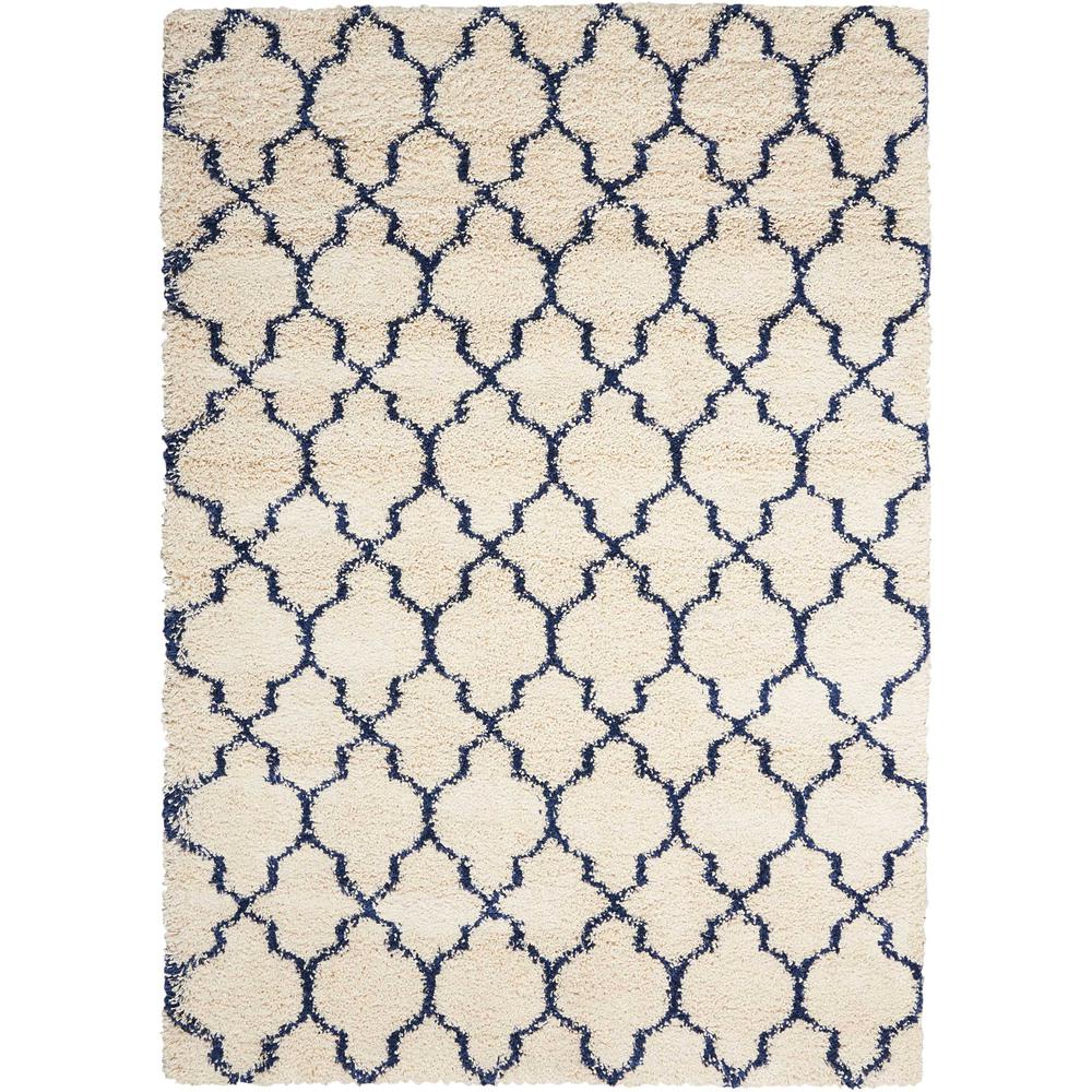 Amore Area Rug, Ivory/Blue, 3'2" x 5'. Picture 2