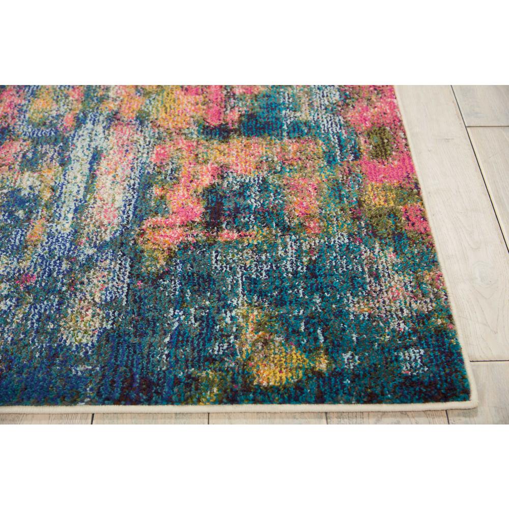 Celestial Area Rug, Blue/Yellow, 3'11" x 5'11". Picture 9
