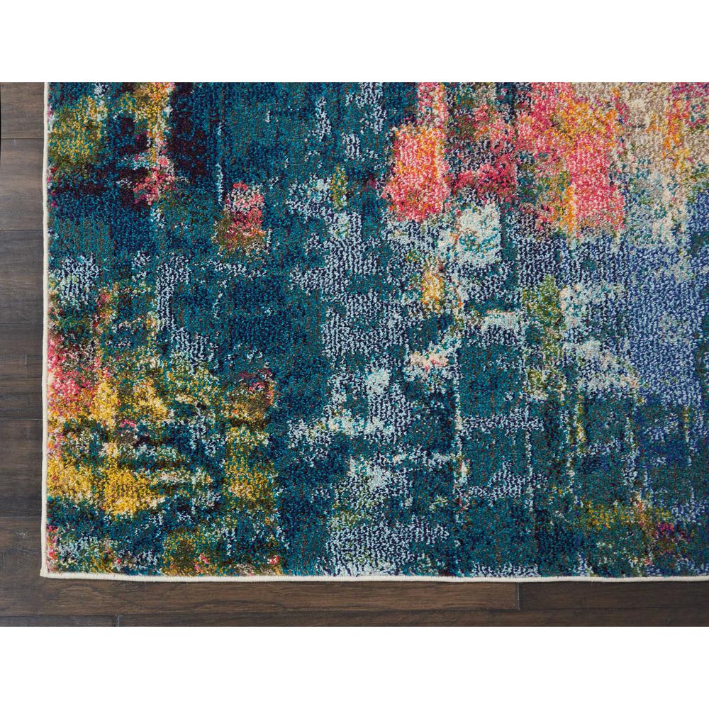 Celestial Area Rug, Blue/Yellow, 7'10" x 10'6". Picture 10