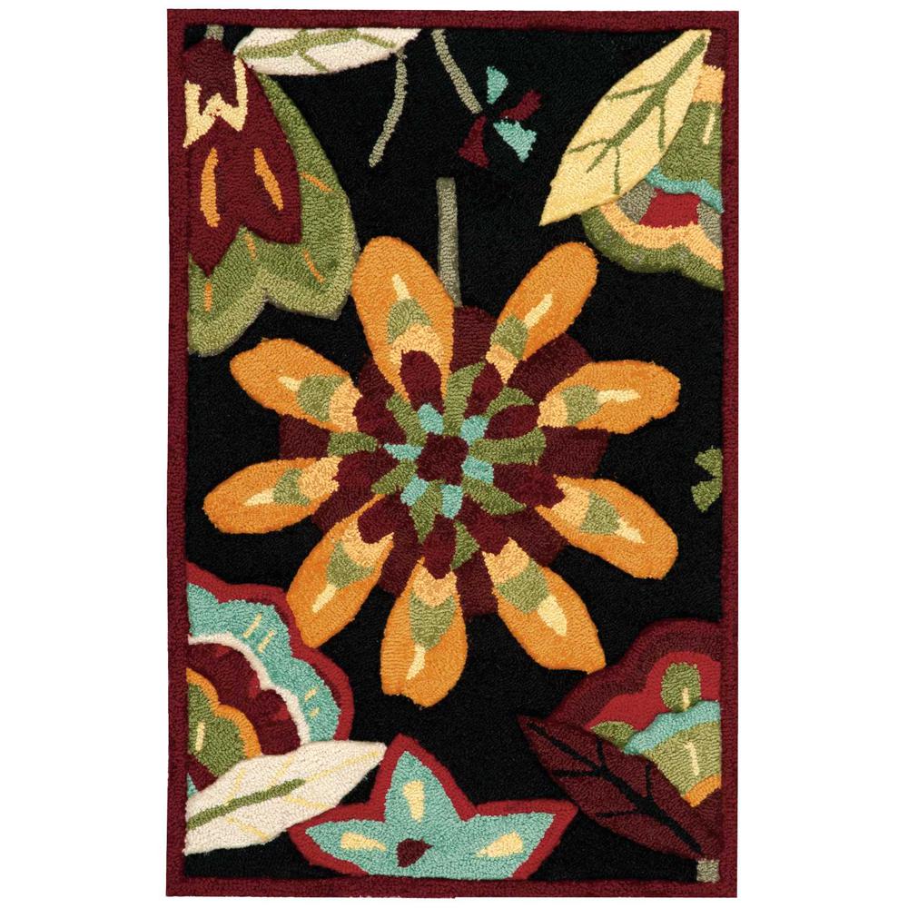 Contemporary Rectangle Area Rug, 2' x 3'. Picture 1