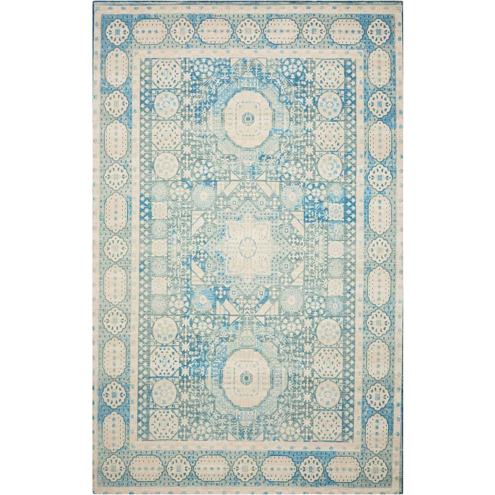 Nourison Madera Teal Area Rug. Picture 2
