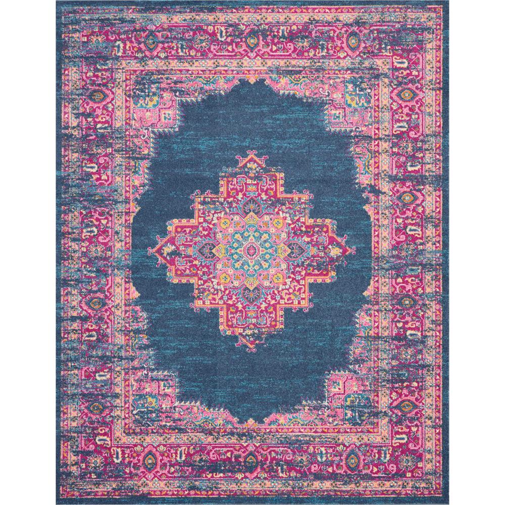 Passion Area Rug, Blue, 8' x 10'. Picture 2
