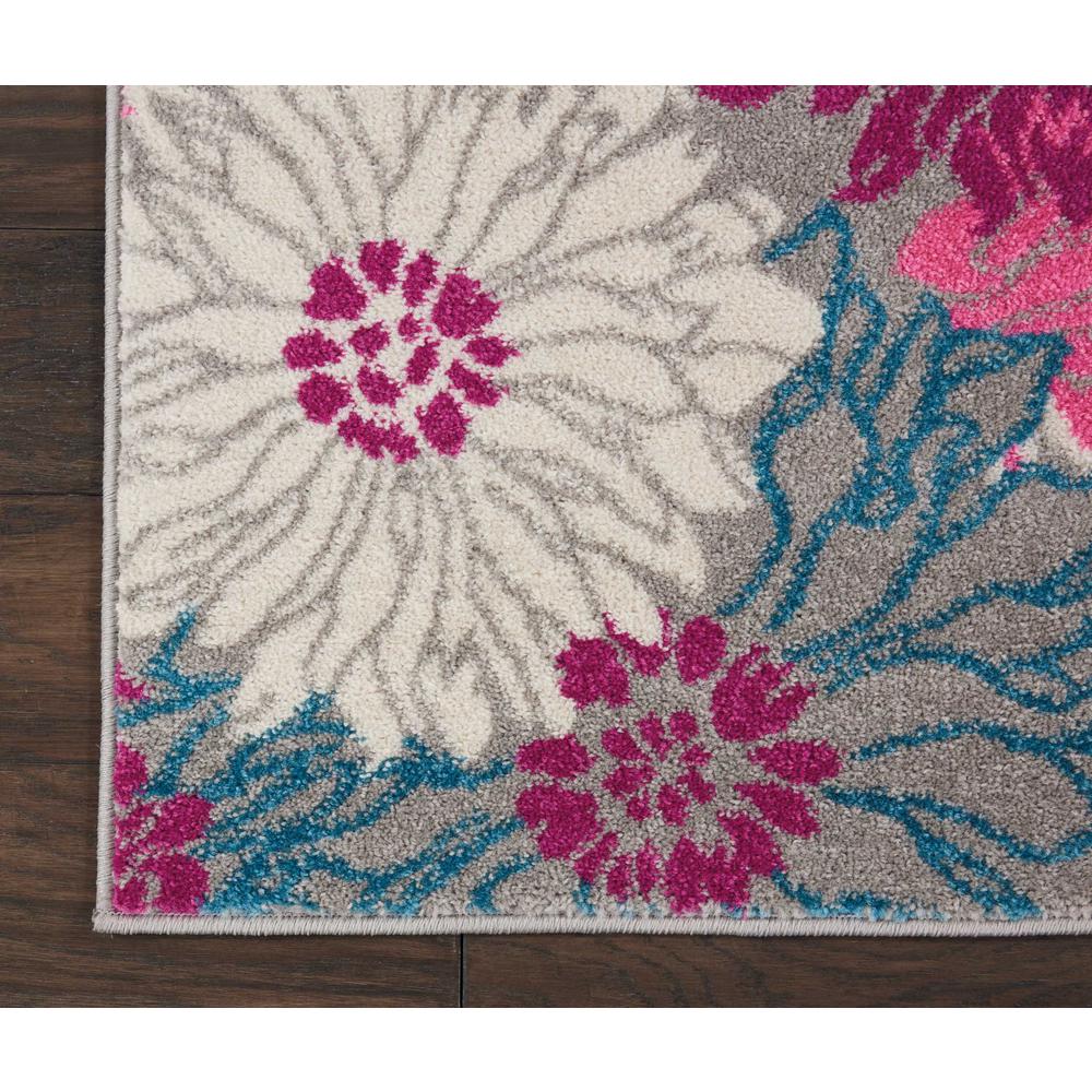 Passion Area Rug, Grey, 1'10" x 6'. Picture 8