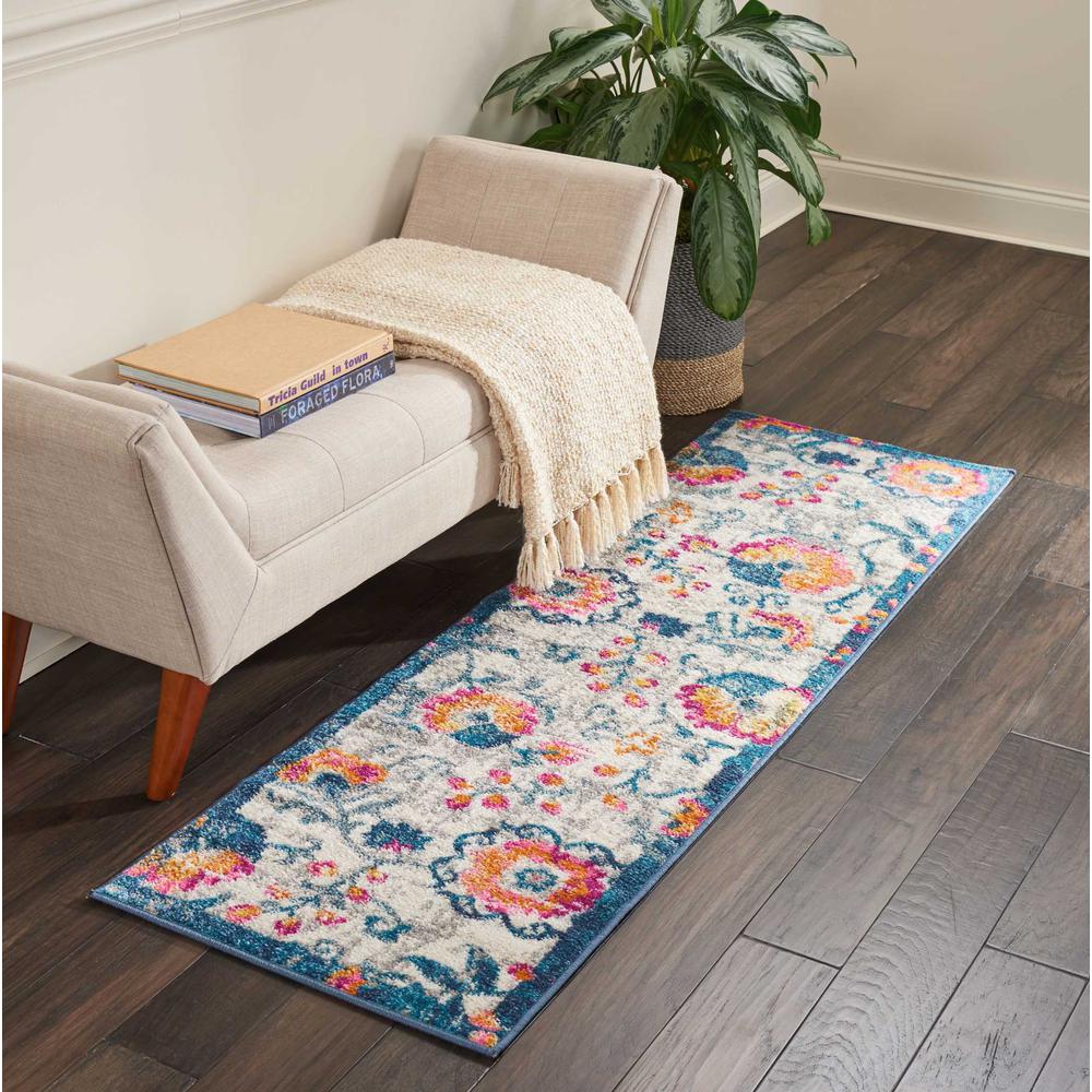 Passion Area Rug, Ivory, 1'10" x 6'. Picture 7