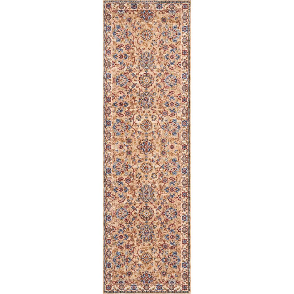 Reseda Area Rug, Natural, 2'3" x 7'6". Picture 2