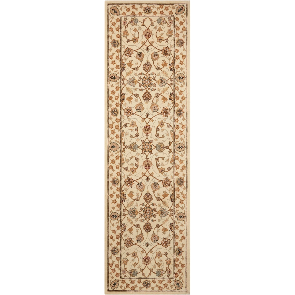 Nourison 2000 Area Rug, Ivory, 2'3" x 8'. Picture 1