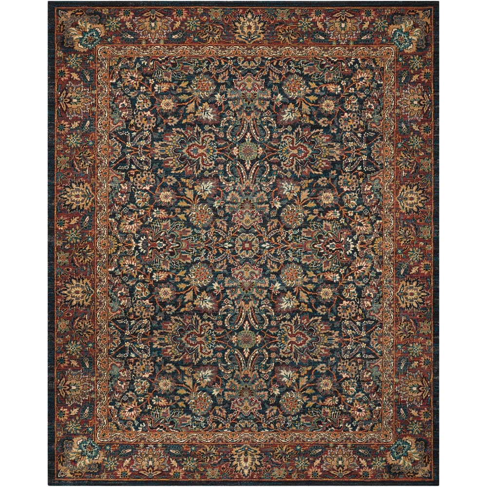 Nourison 2020 Area Rug, Navy, 8' x 10'6". The main picture.