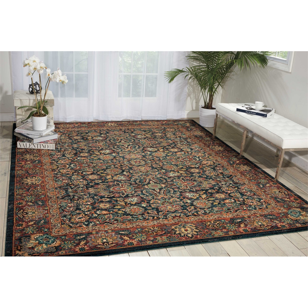 Nourison 2020 Area Rug, Navy, 8' x 10'6". Picture 6