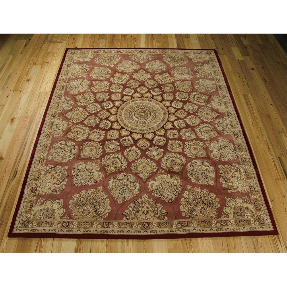 2000 Rectangle Rug By, Rose, 7'9" X 9'9". Picture 2