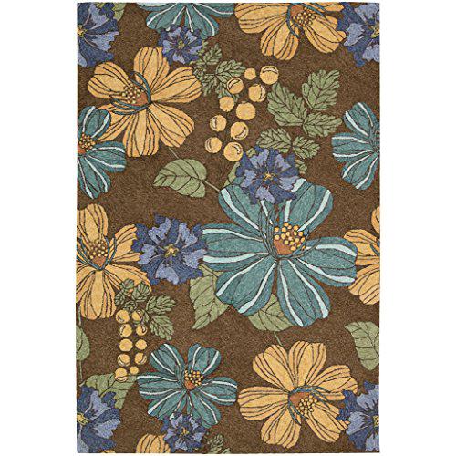 South Beach Rectangle Rug By, Chocolate, 8' X 10'6". Picture 1