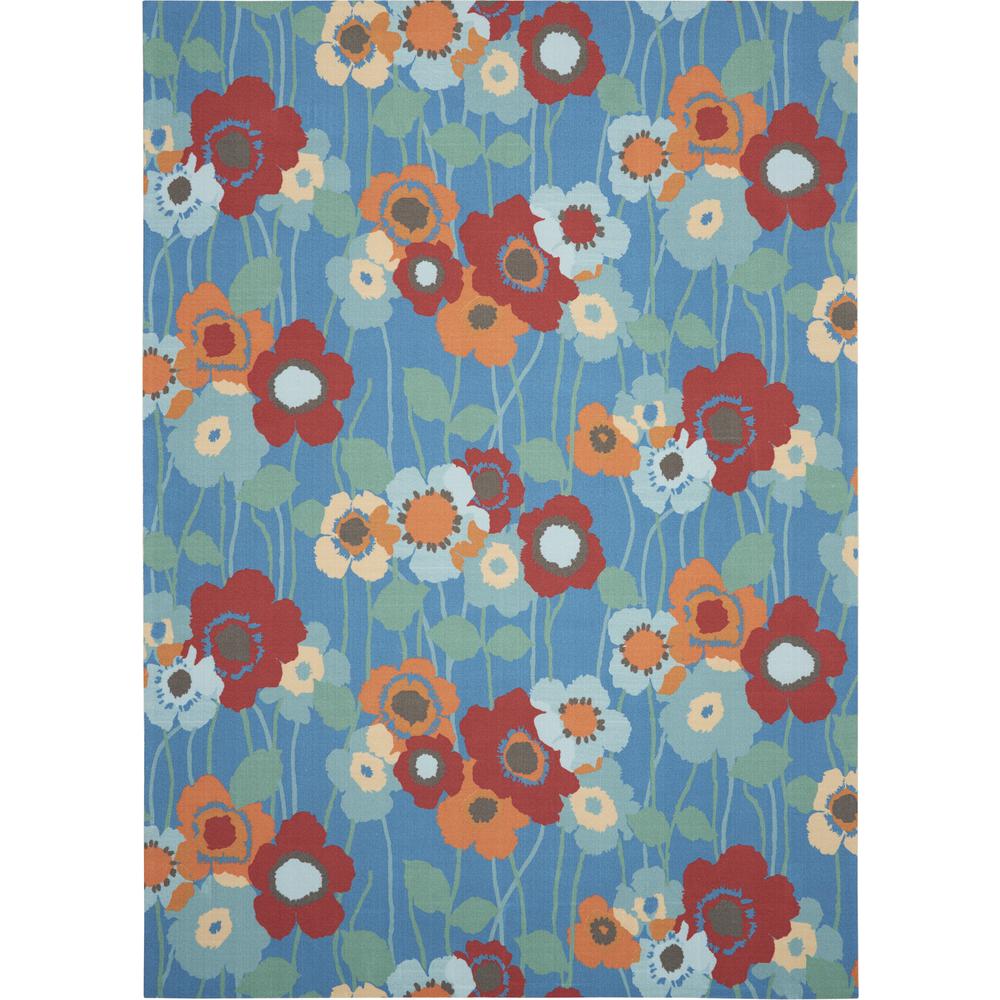 Sun N Shade Area Rug, Bluebell, 10' x 13'. Picture 1