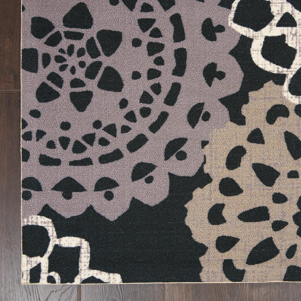 Sun N Shade Area Rug, Black, 7'9" x 10'10". Picture 1