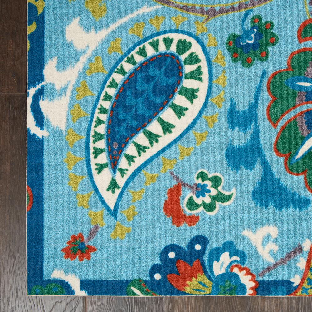 Sun N Shade Area Rug, Light Blue, 7'9" x 10'10". Picture 1