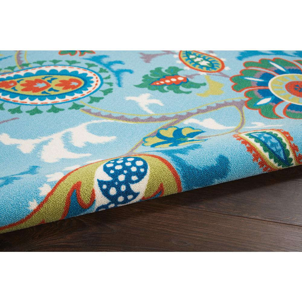 Sun N Shade Area Rug, Light Blue, 7'9" x 10'10". Picture 4