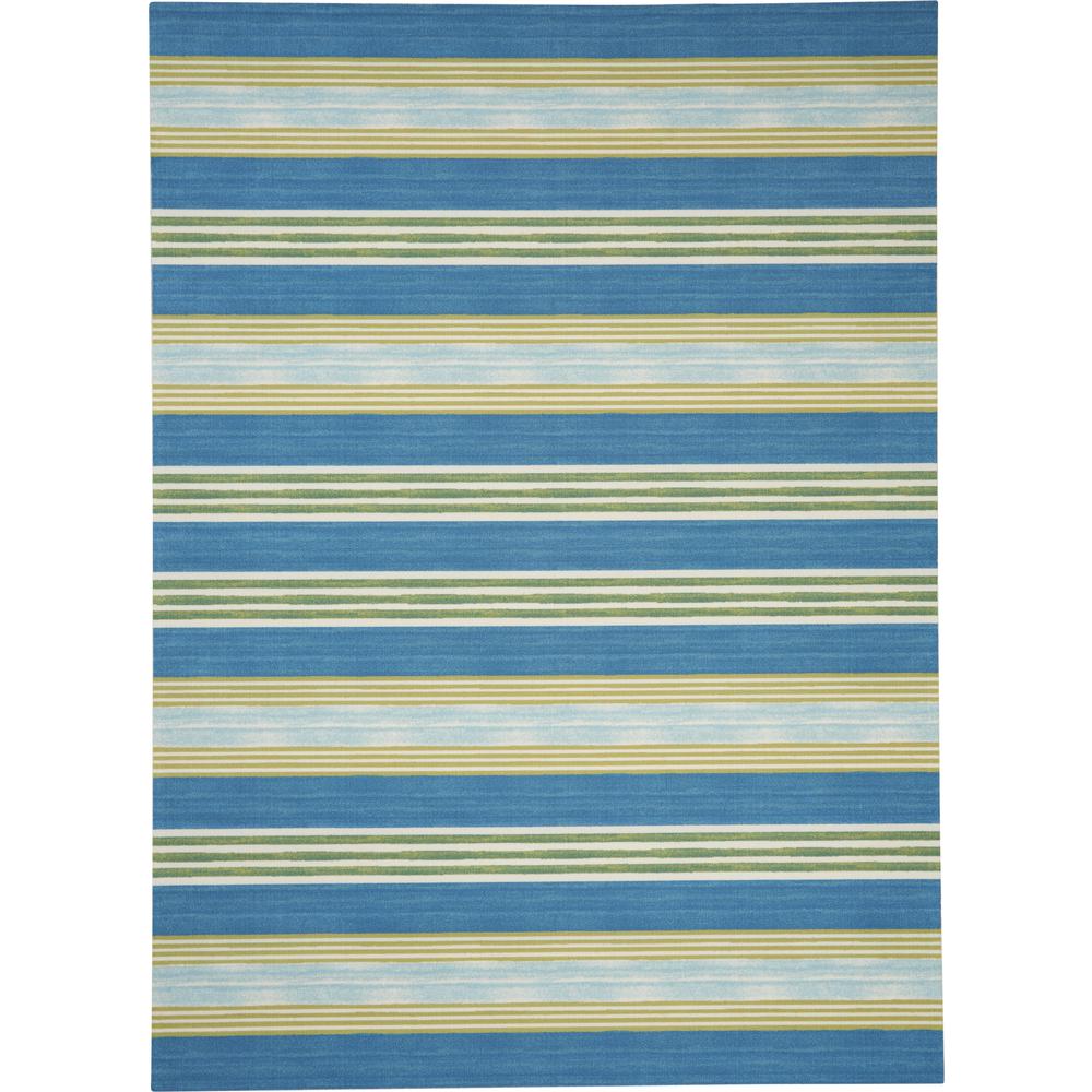 Sun N Shade Area Rug, Green/Teal, 7'9" x 10'10". Picture 2