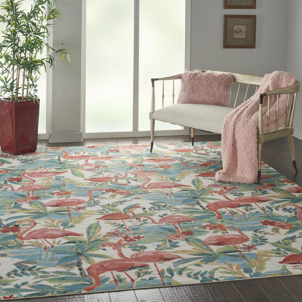 Sun N Shade Area Rug, Multicolor, 7'9" x 10'10". Picture 6