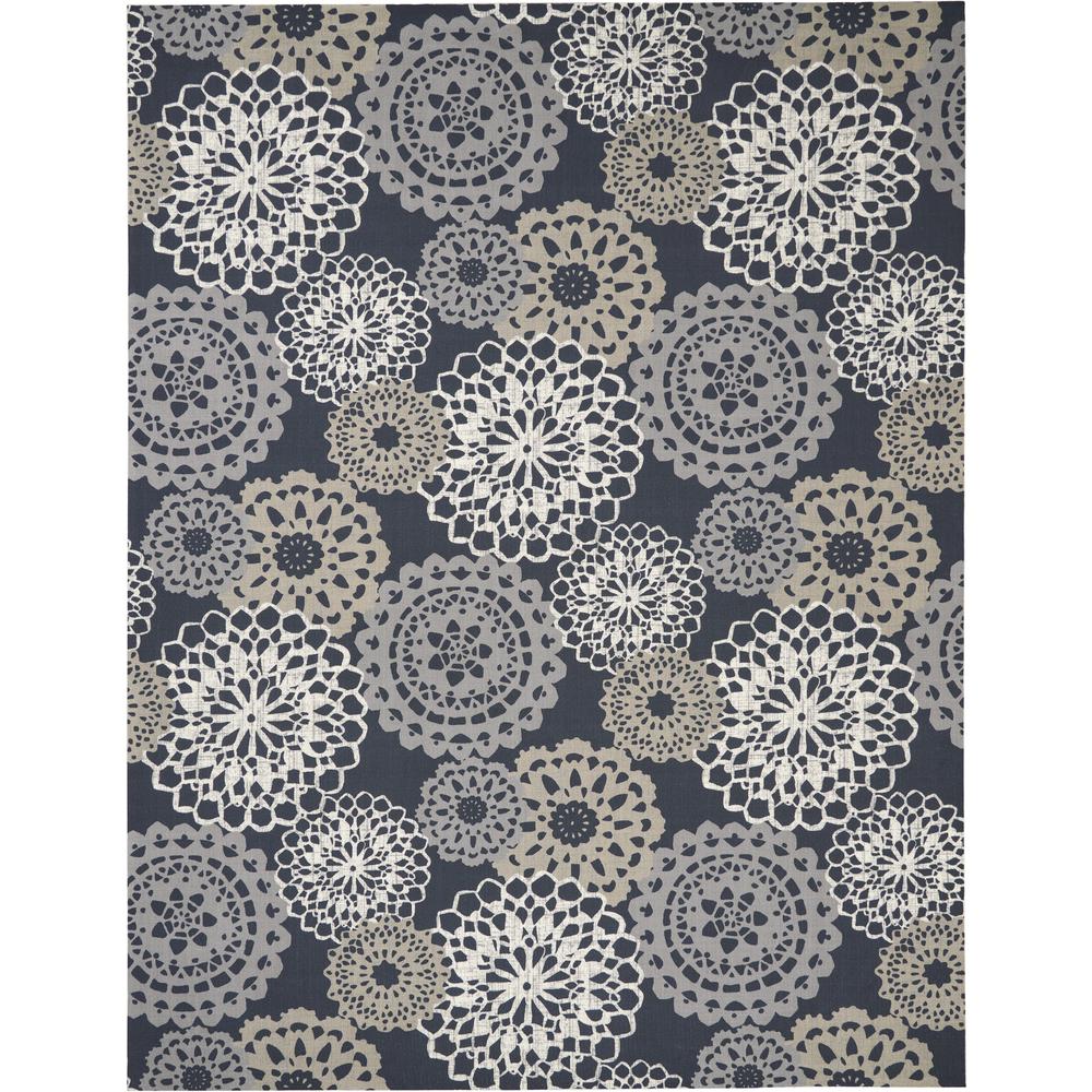 Sun N Shade Area Rug, Black, 10' x 13'. Picture 2