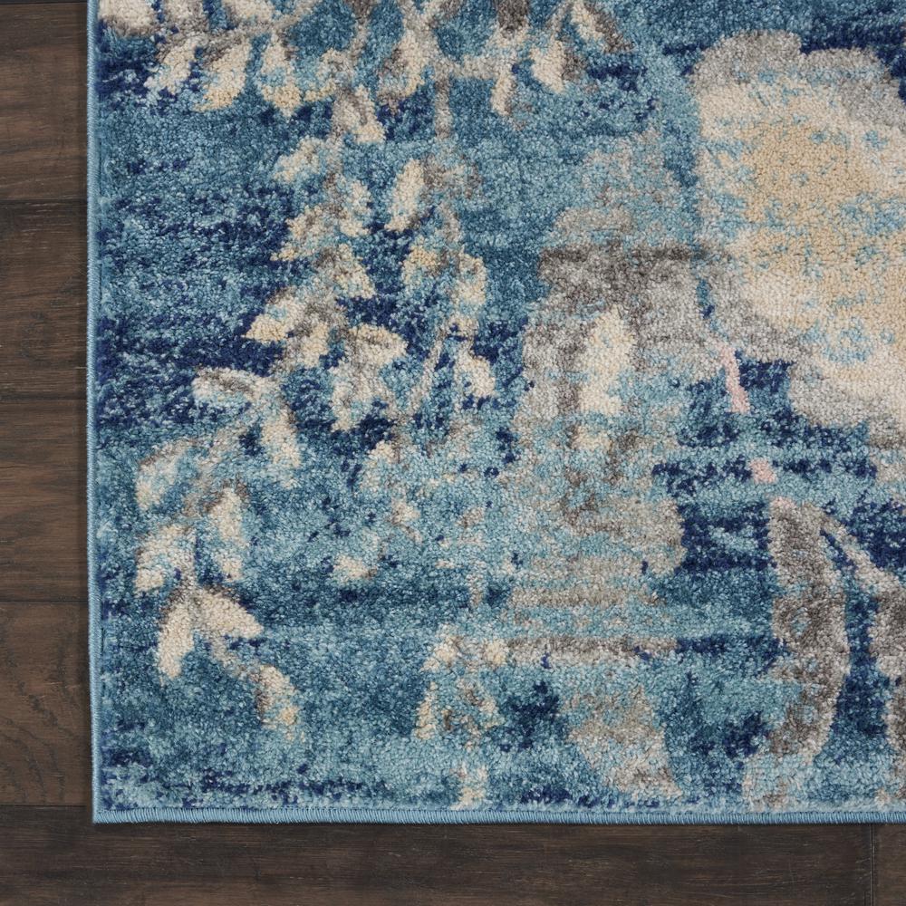 Tranquil Area Rug, Turquoise, 8' X 10'. Picture 1